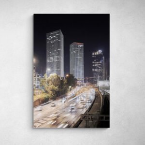 Cityscape Art Print of tel aviv urban canvas print.jpeg