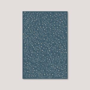 Deep sea art , Abstract jellyfish artwork for wall decor with natural movement