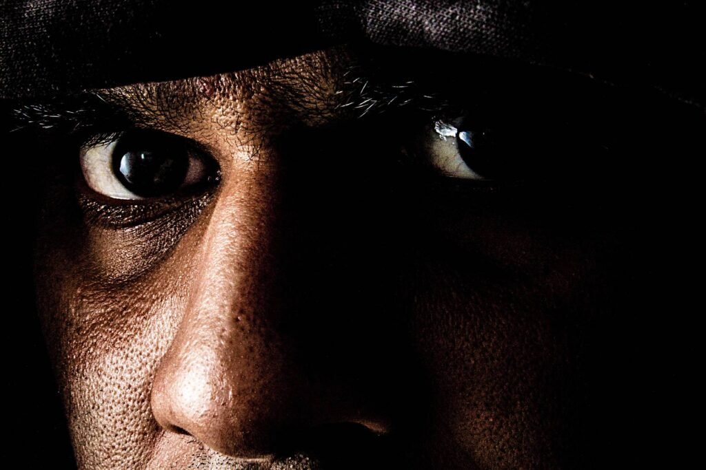 A close up image of me, focus on the eyes.